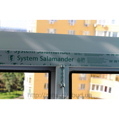 Скління балкона профілем Salamander Київ