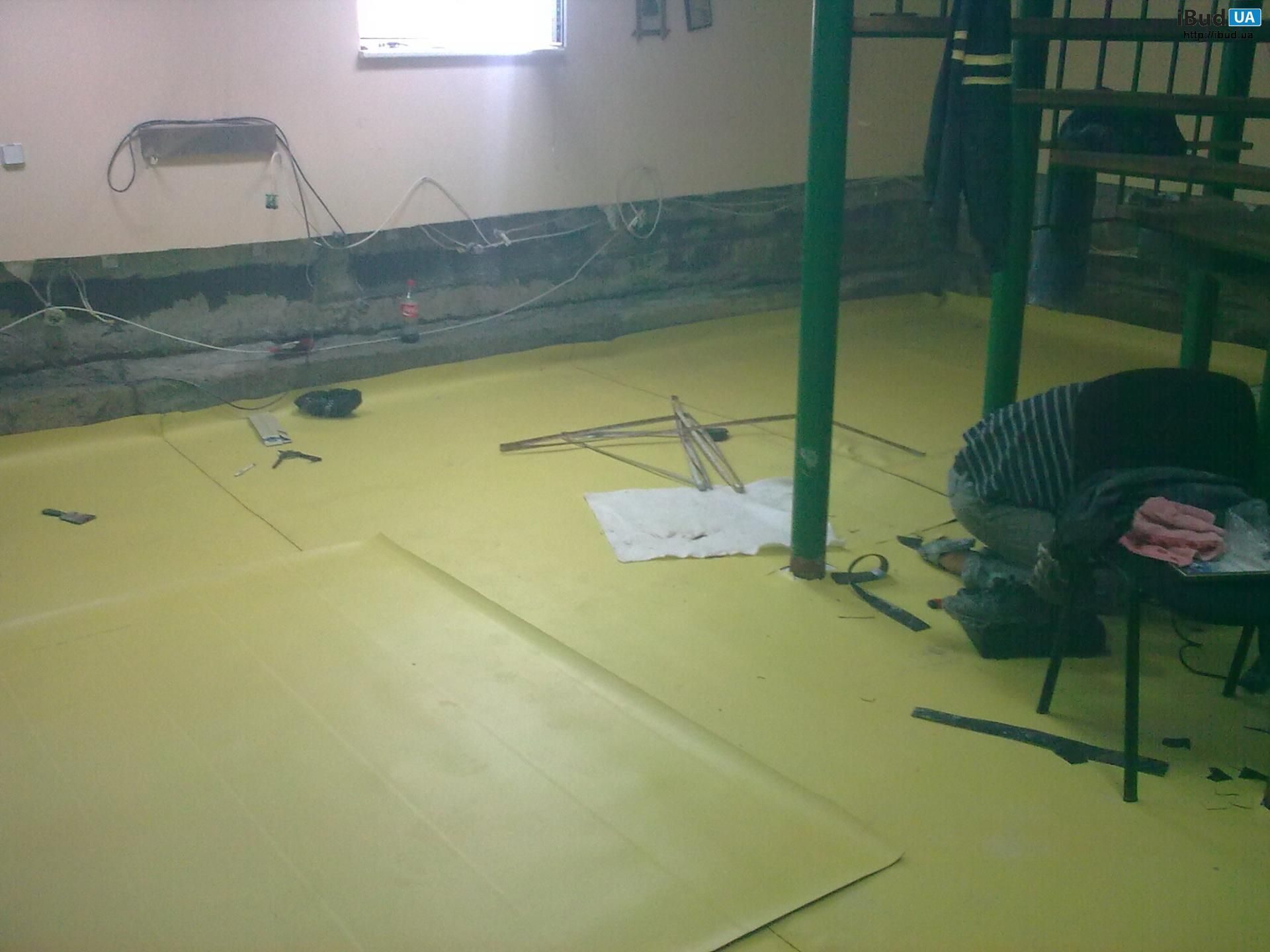 гідроізоляція підлоги 100 м/2 пвх мембраною урдін 1,5 мм