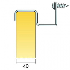 Акустична панель стельова Ecophon Hygiene Advance Wall C3 1200*600 мм Красноград
