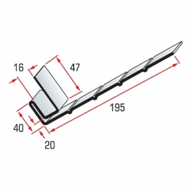 Планка J-фаска Альта-Профиль Alta-Siding коричневая (5666)