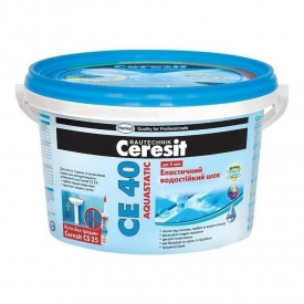 Затирка для швів Ceresit СЕ 40 Aquastatic 2 кг салатовий