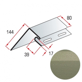 Білявіконна планка Альта-Профіль KANADA Плюс Престиж 3050 мм темно-бежевий