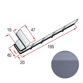J-Фаска Альта-Профіль KANADA плюс Преміум бузковий металік