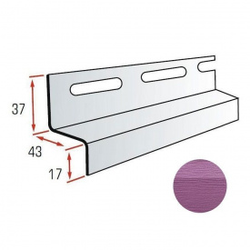 Навесная планка Альта-Профиль KANADA плюс Премиум гранатовый металлик