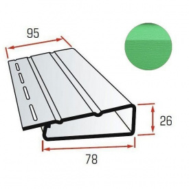 Наличник Альта-Профиль KANADA плюс Премиум зеленый металлик