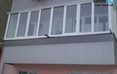Обшивка балкона зовні профнастилом