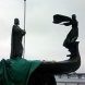 Востановят ли разрушенный памятник основателям Киева на набережной Днепра?