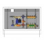 Шкаф управления для систем напольного отопления HERZ 7 отводов (3F53117) Николаев
