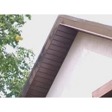 Фото - Соффит для подшива крыши коричневый Соффит для подшива крыши коричневый