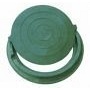 Люк канализационный полимерпесчаный легкий 3 т зеленый