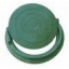 Люк канализационный полимерпесчаный легкий 3 т зеленый Камень-Каширский