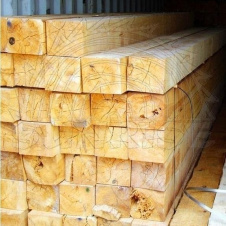 Брус обрізний сосна ТОВ ВФ СAНРАЙС 185х150х2000 свіжопиляний
