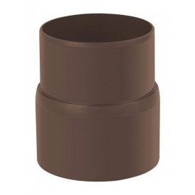 Муфта труби Альта-Профіль Стандарт 74 мм коричневий