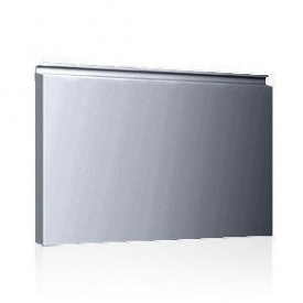 Фасадна касета Ruukki Liberta elegant 500Grande 571x700x3000 мм (RAL9022/перламутровий світло-сірий металік)