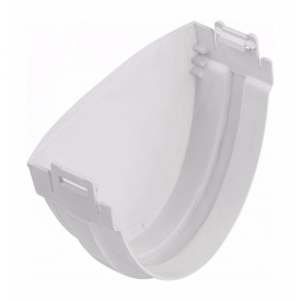 Заглушка желоба Альта-Профиль Стандарт 115 мм белый