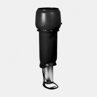 Вентилятор VILPE Eco 190 P 125х700 мм (черный)