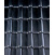Керамическая черепица CREATON Futura 300х482 мм (black glazed)