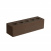 Облицовочный кирпич Фагот гладкий легкий шириной 80 упакован столбами 250х80х65 мм (шоколад (МК))