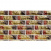Плитка фасадная Фагот под мраморный кирпич радужный 250х16х65 мм красно-желто-коричневый
