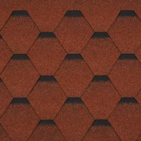 Битумная черепица Owens Corning Oak Euro AR 1000х318 мм Terra Cotta Blend