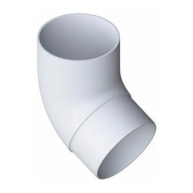 Коліно труби Альта-Профіль Еліт 67 градусів 95 мм білий