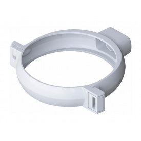 Хомут труби Альта-Профіль Еліт 95 мм білий