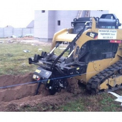 Аренда траншеекопателя T9B на базе гусеничного мини-погрузчика Луцк