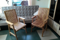 Кресло деревянное для дачи из сосны