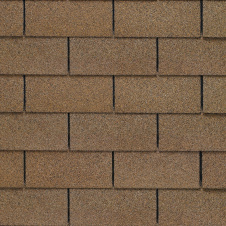 Бітумна черепиця GAF Royal Sovereign 938*337 мм Autumn Brown (коричневий)