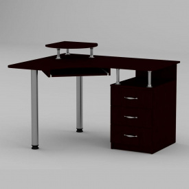 Комп'ютерний стіл Компанит СУ-2 1200х1000х736 мм венге