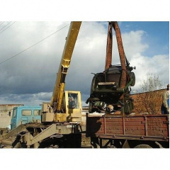 Разгрузка станка краном Еланец