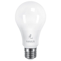Светодиодная лампа MAXUS 1-LED-461-01 A65 12W 3000K 220V E27 AP Киев
