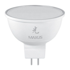 Светодиодная лампа MAXUS LED-405 MR16 4W 3000K 220V GU 5.3 AP Киев