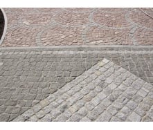 Гранітна бруківка Покостівське 100х100х50 мм сіра