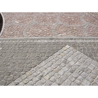 Гранітна бруківка Покостівське 100х100х50 мм сіра