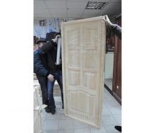 Двері натуральні дерев'яні соснові