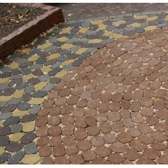 Тротуарна плитка Золотий Мандарин Маргарита 60 мм серая Біла Церква