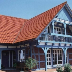 Черепица Braas Топаз 13V Ангоба 430х257 мм медный Ровно
