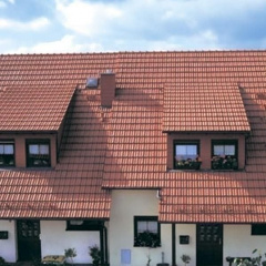 Черепиця Braas Гранат 13V Глазур 430х258 мм каштановий Запоріжжя