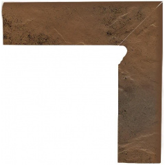 Клінкерна плитка Paradyz SEMIR BEIGE цоколь двухэлементный лівий 30х8,1 см Полтава