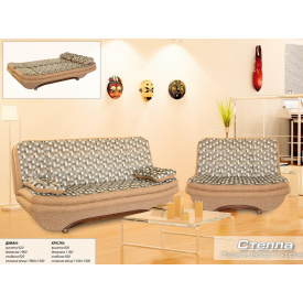 Диван Меблі-Сервіс Cтелла 920х1960х920 мм Піксель асорті коричневий