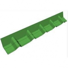 Покрівельній фартук Onduvilla 1020х140 мм зелений класік Цумань