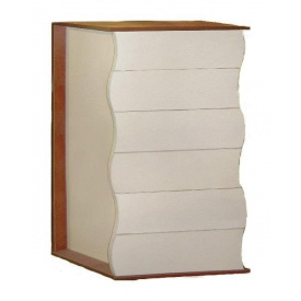 Комод малий Майстер Форм Наяда 650х450х1100 мм венге/бежевий