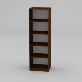 Книжкова шафа Компанит КШ-1 1950x612x448 мм горіх еко