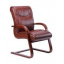 Кресло AMF Монтана CF кожа Люкс коричневая 62x68x94 см Ровно