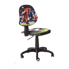 Дитяче крісло AMF Футбол Спорт 610x610x835 мм чорний Кропивницький