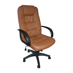 Кресло AMF Спарк HB PU коричневый 65x64x115 см Ровно