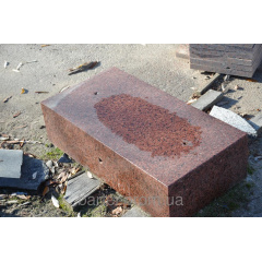 Бордюр ГП-1 з граніту червоних відтінків Київ