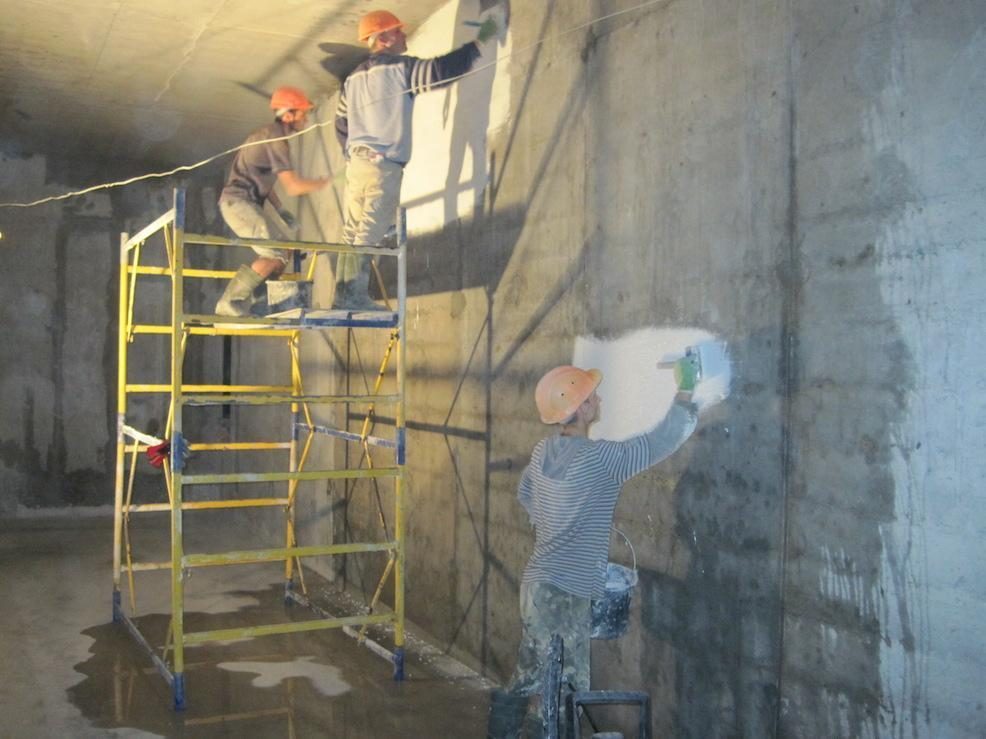 Комплекс работ по устройству гидроизоляции подземного помещения