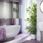Керамическая плитка Inter Cerama METALICO для стен 23x50 см фиолетовый темный Одесса
